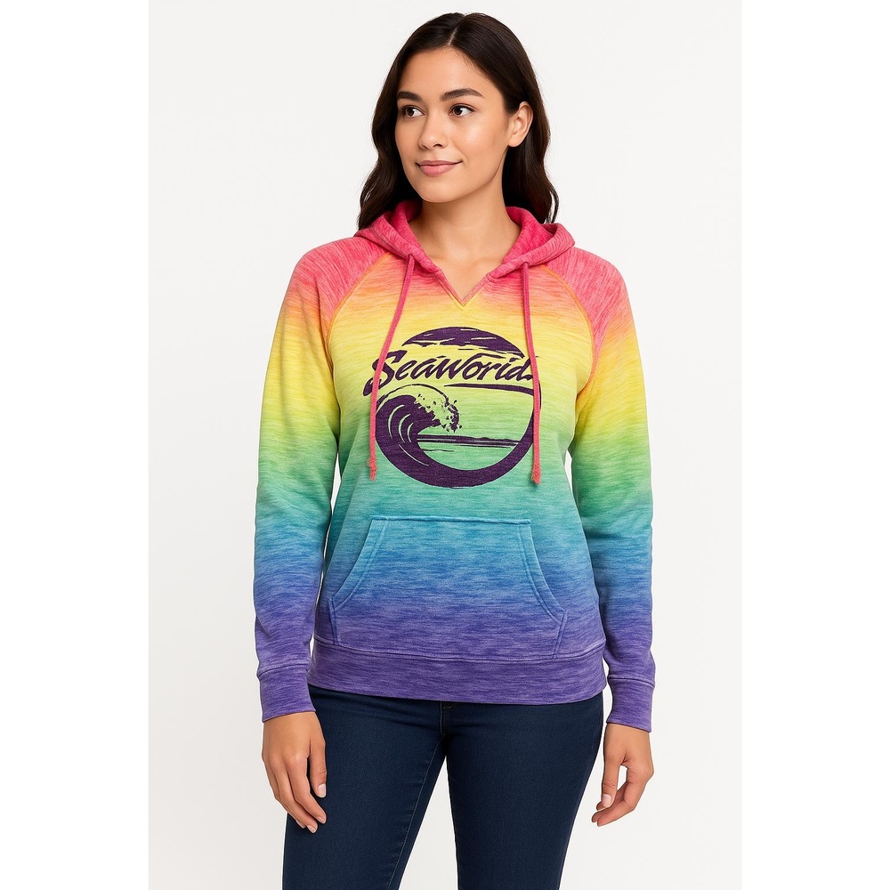 MV SPORTS SeaWorld Gradient‎ Hoodie Womens Medium
